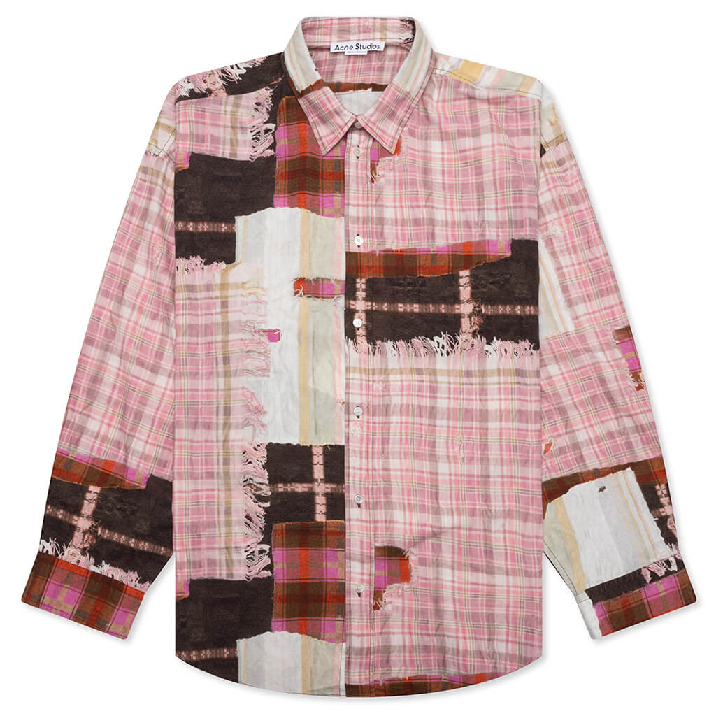 Patchwork Flannel - Pink/Multi