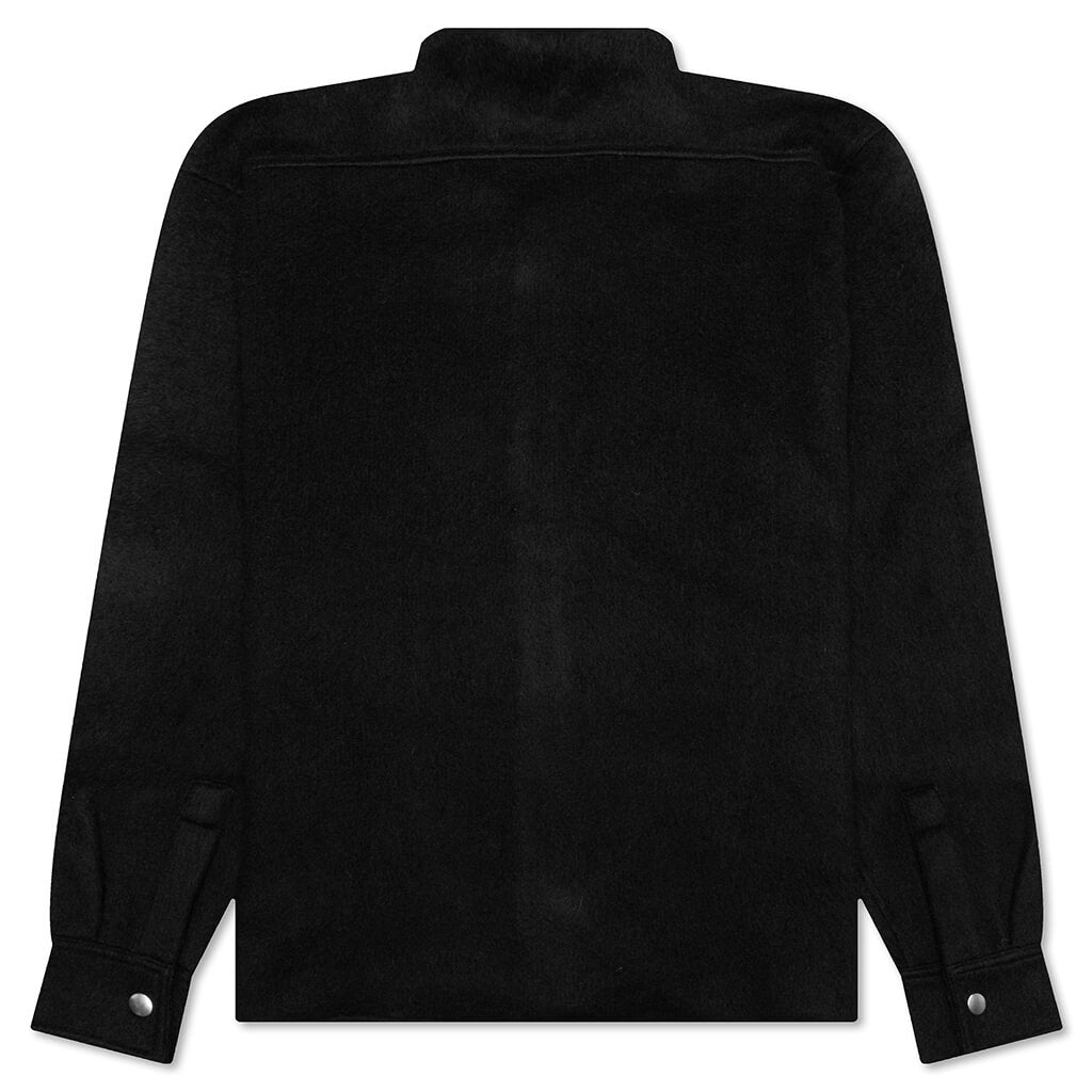 Mohair Overshirt Shirt - Black, , large image number null