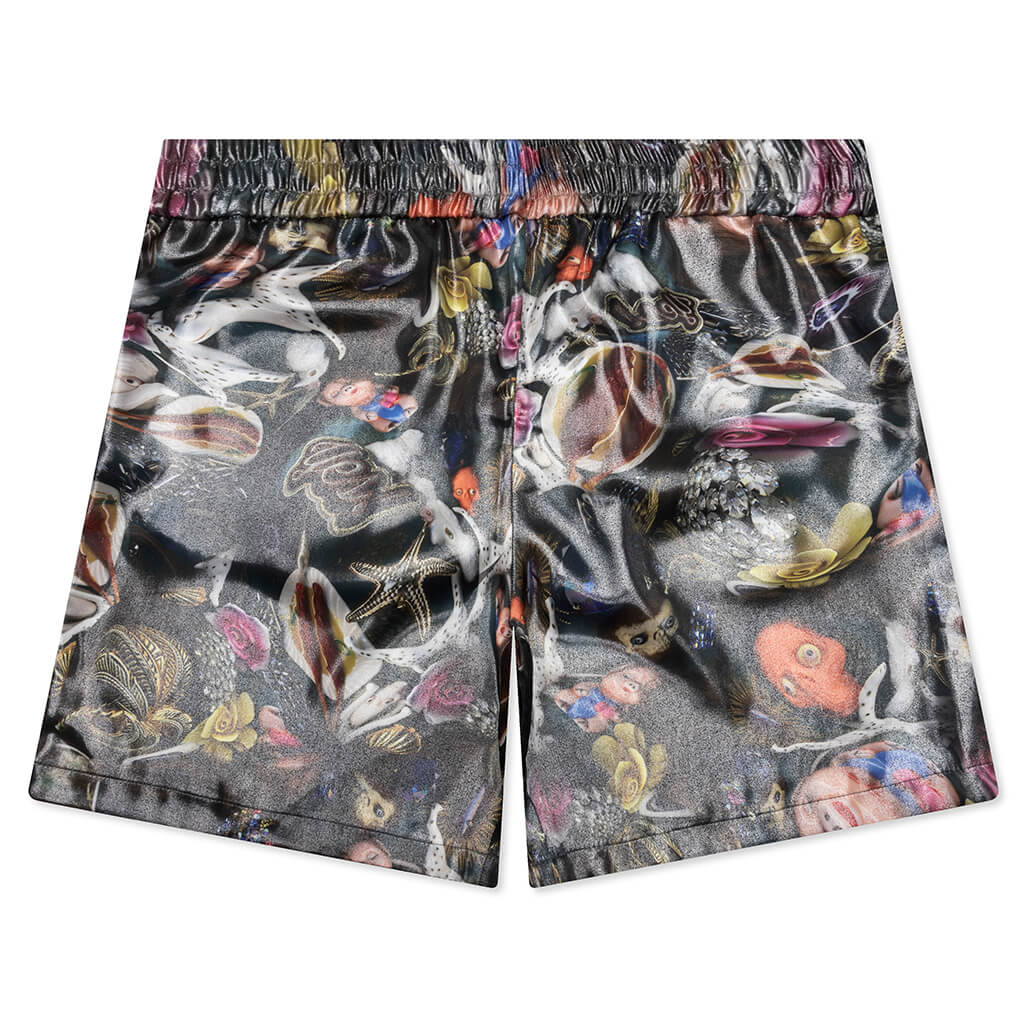 Printed Shorts - Black/Multi, , large image number null