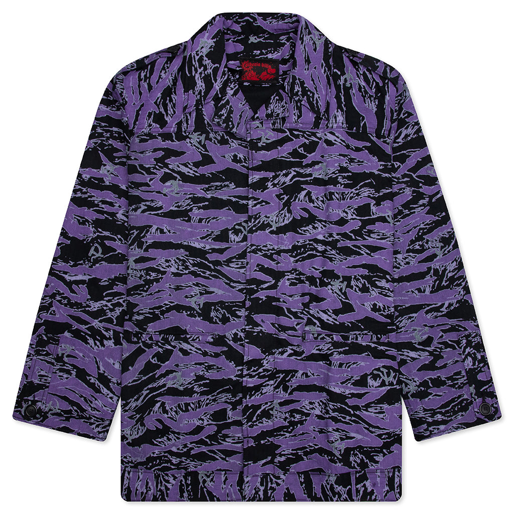 Sickle Camo Jacket - Purple Snow Camo