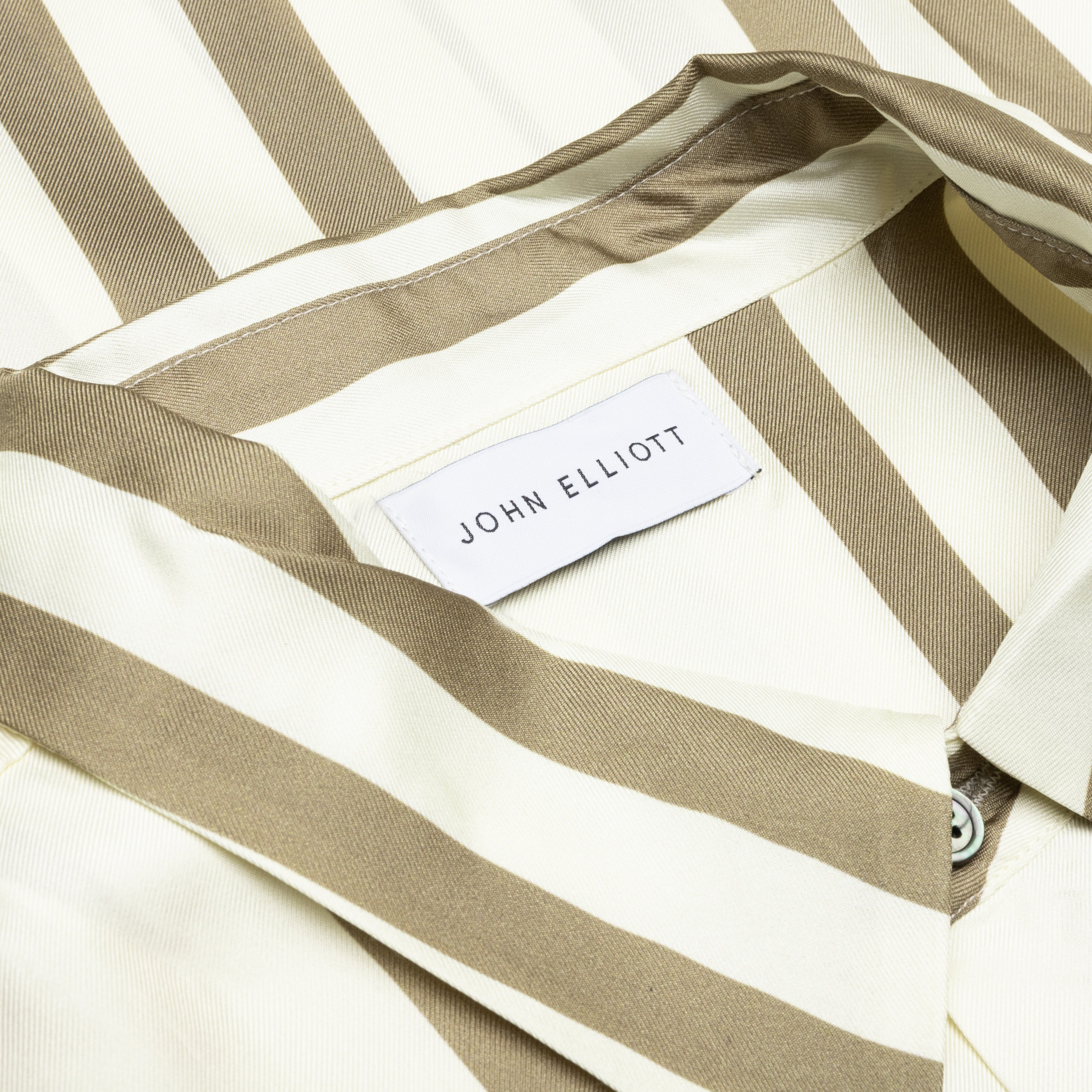 Silk S/S Button Up - Bark Stripe/Salt, , large image number null