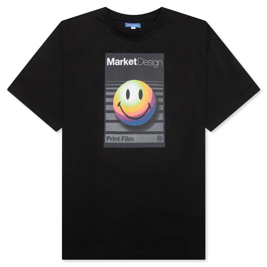 Smiley Analogue T-Shirt - Black