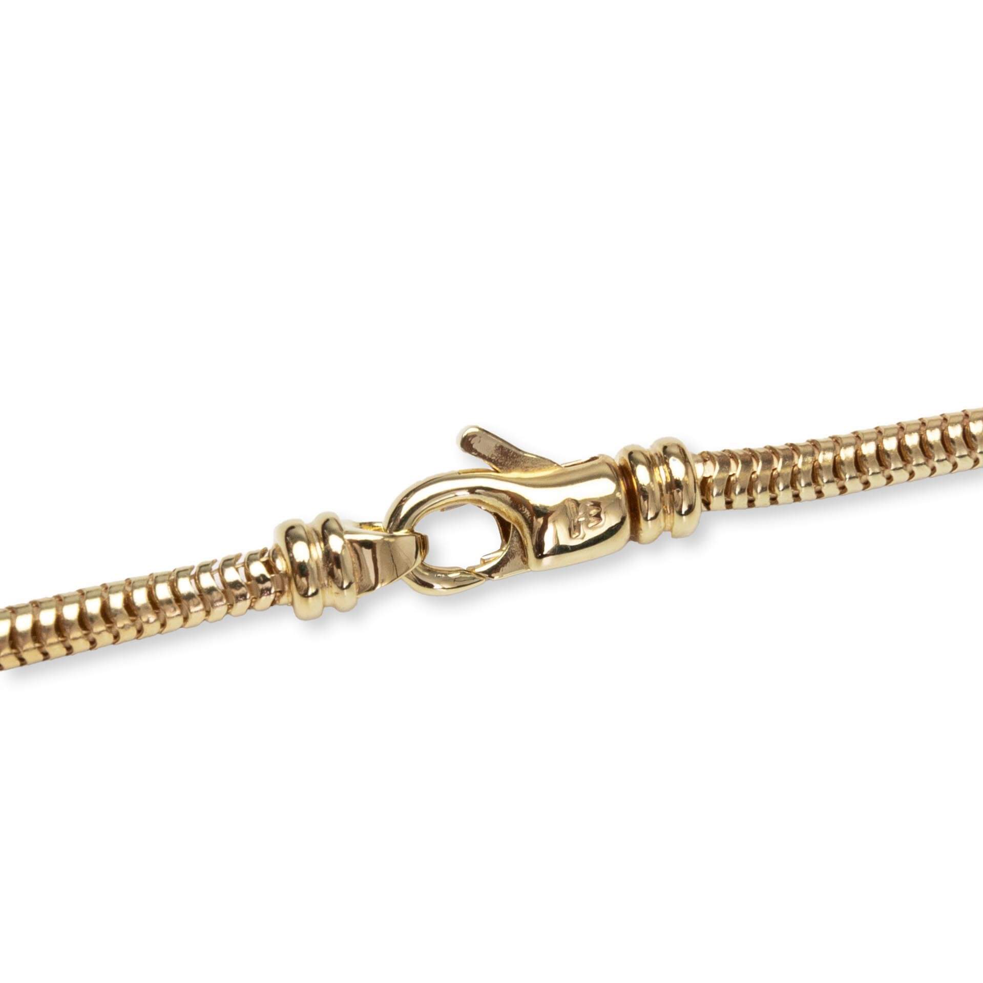 Snake Chain Gold - S925 Sterling Silver with 18K Gold Plating, , large image number null