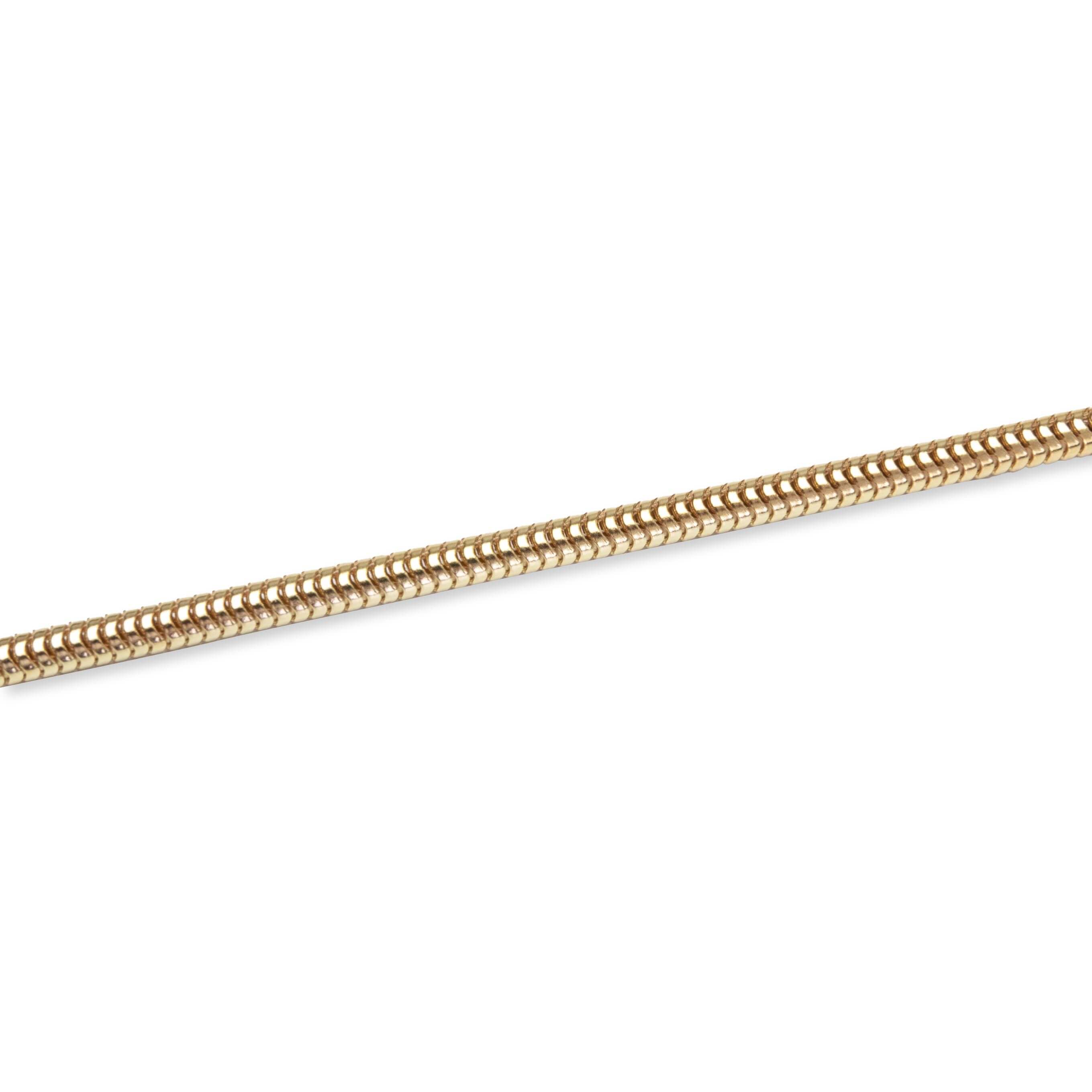 Snake Chain Gold - S925 Sterling Silver with 18K Gold Plating, , large image number null
