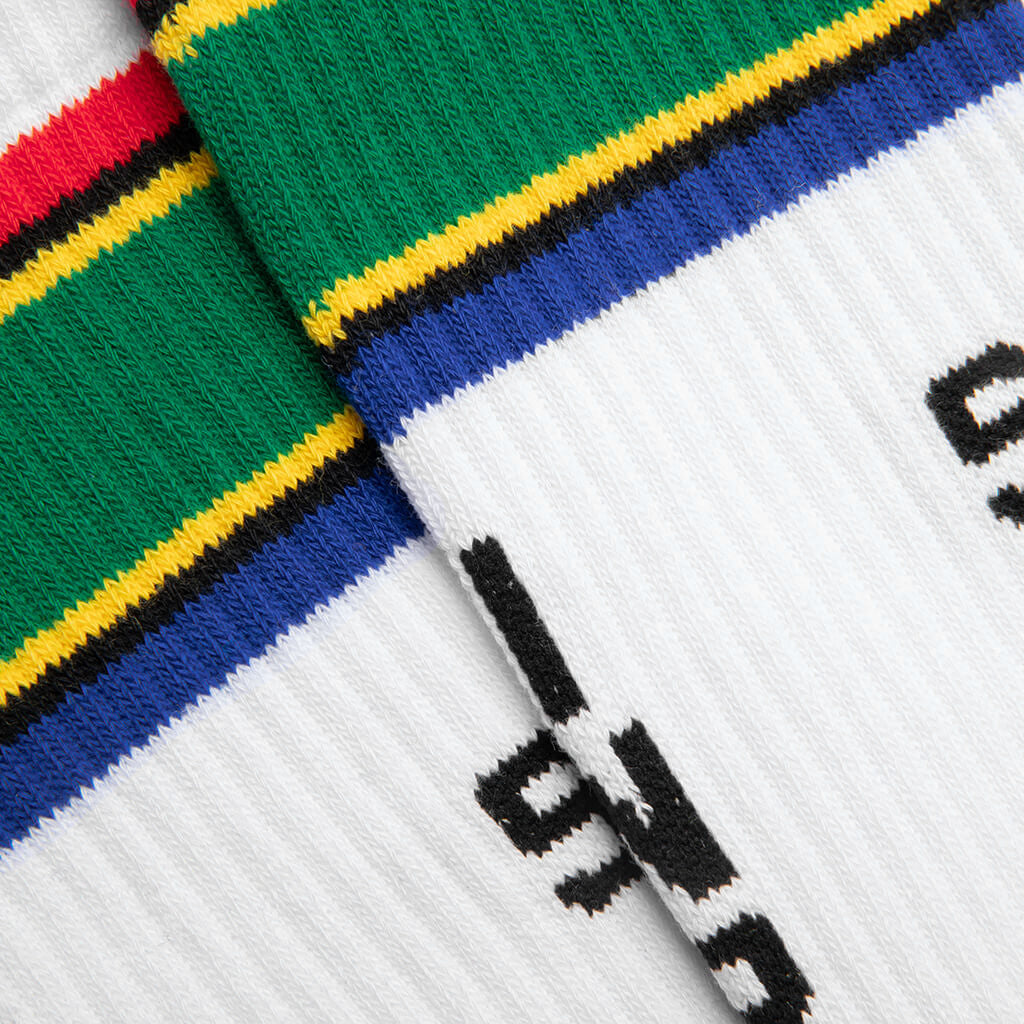 South Africa Socks - White