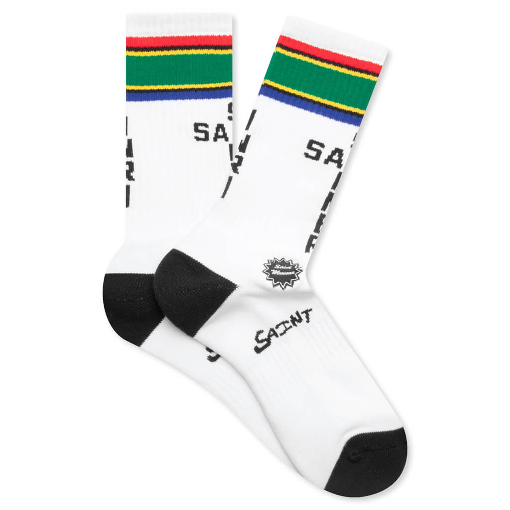 South Africa Socks - White