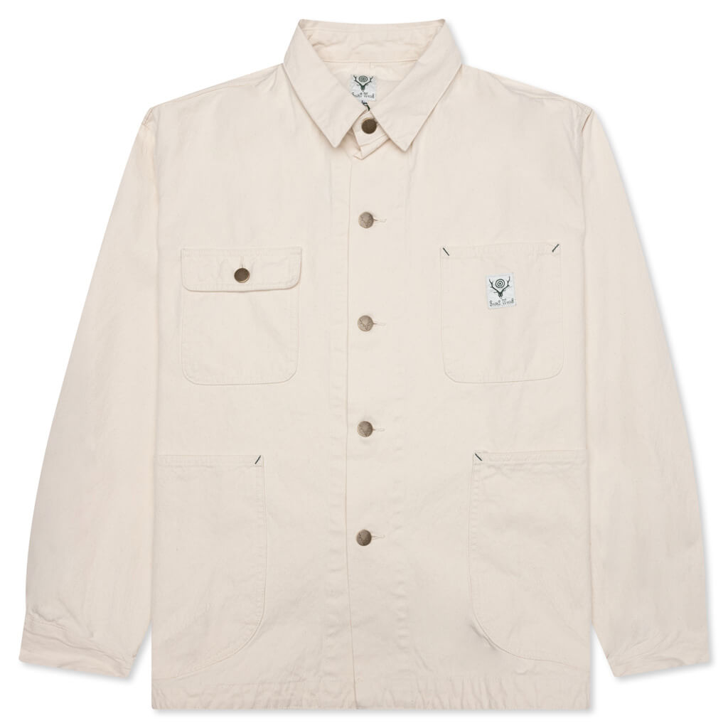 Coverall 10oz Cotton Canvas - Off White