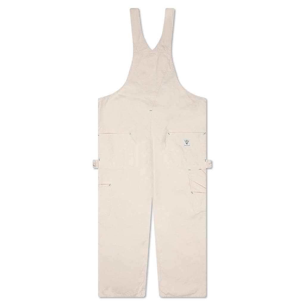 Overalls 10oz Cotton Canvas - Off White, , large image number null