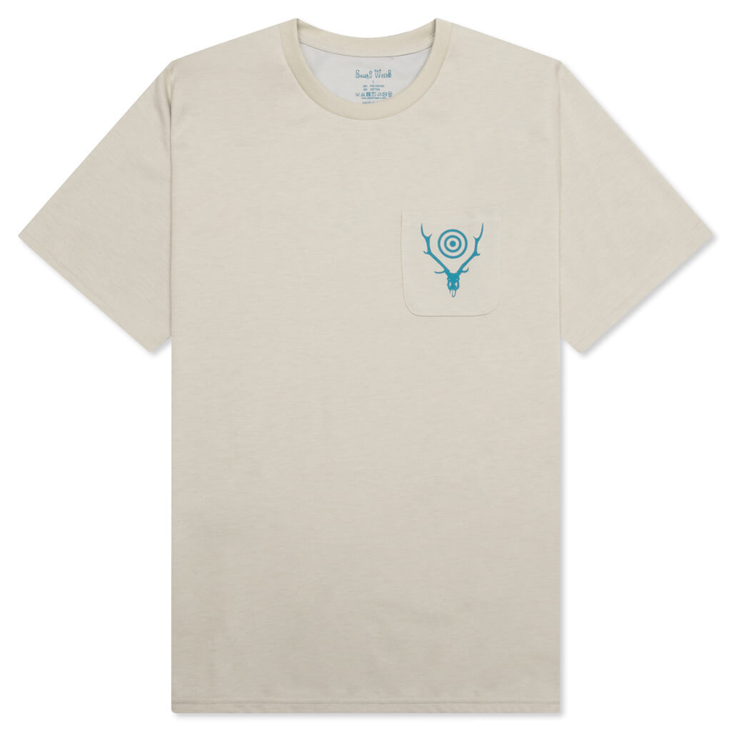 Round Pocket S/S Tee - Grey, , large image number null