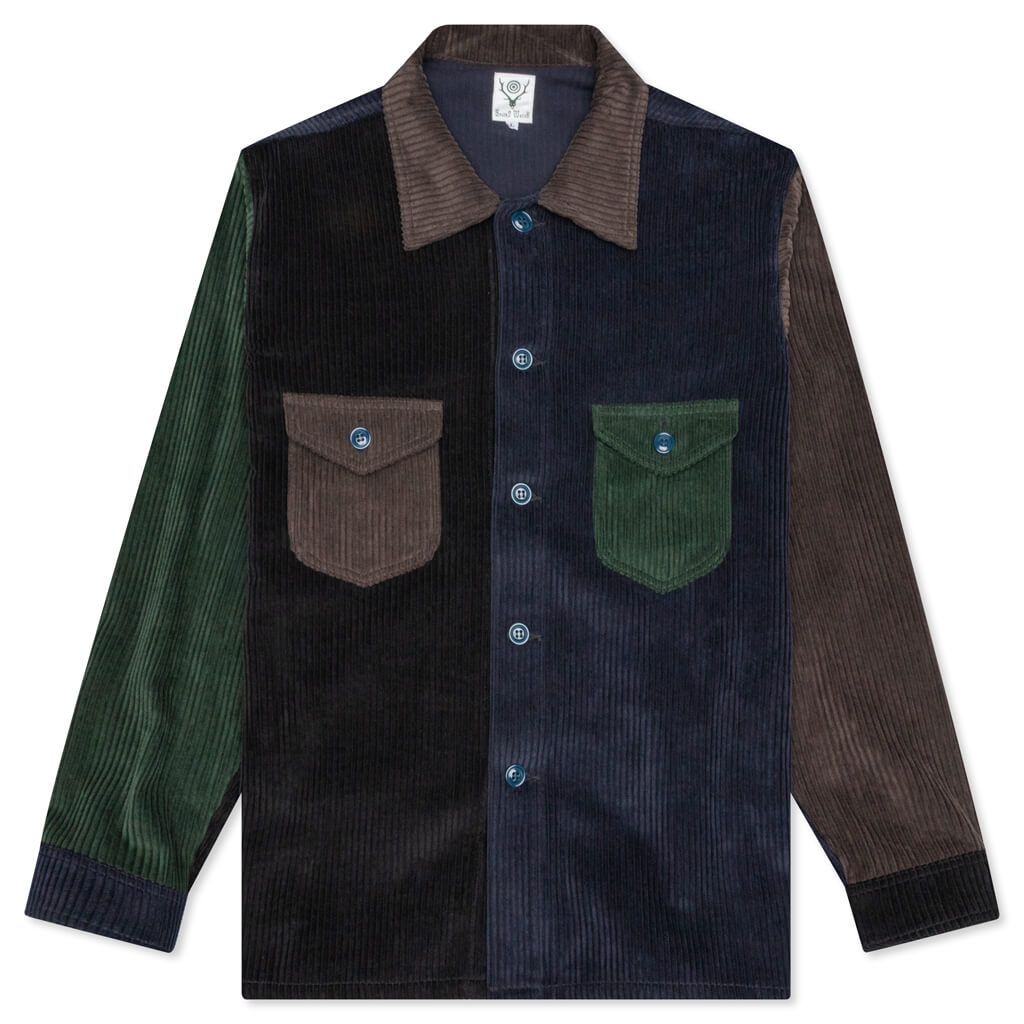 Smokey Shirt - Black/Navy, , large image number null