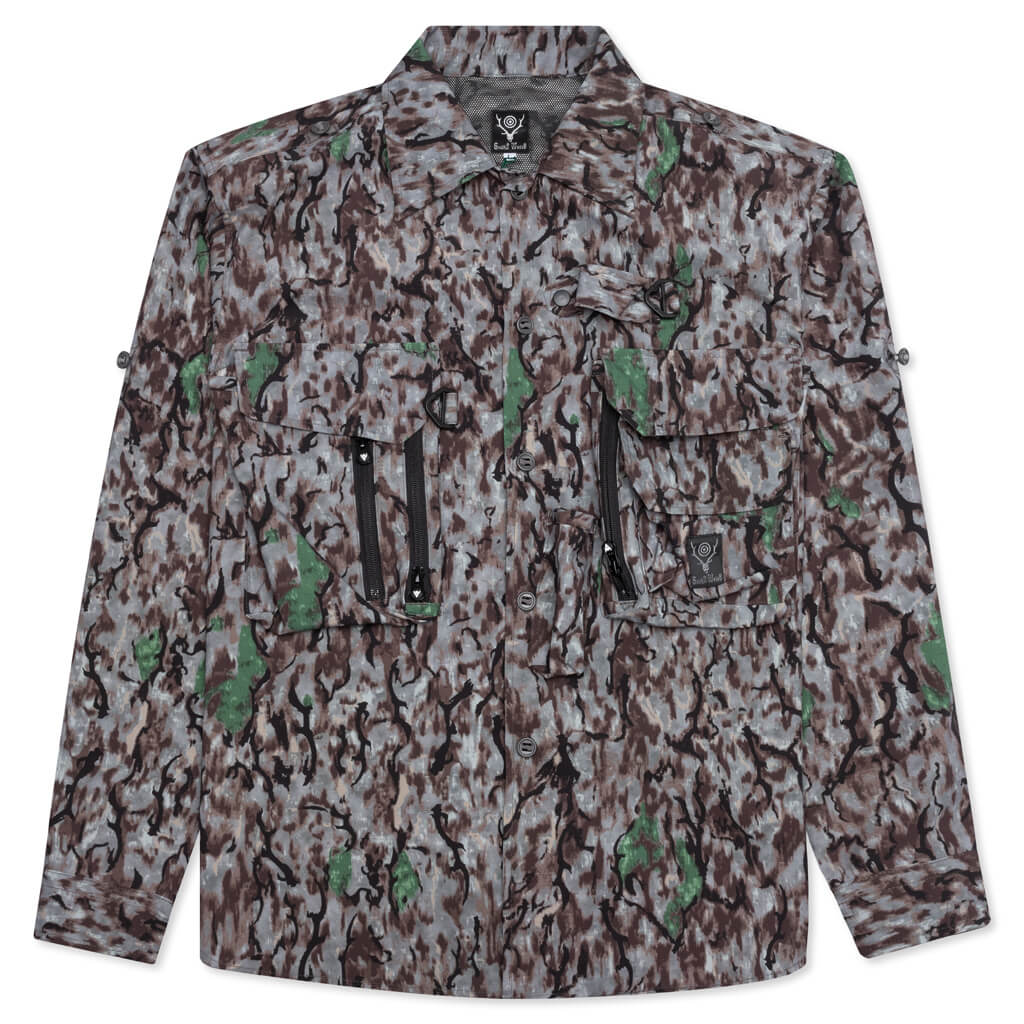 Tenkara Trout Shirt - Horn Camo, , large image number null