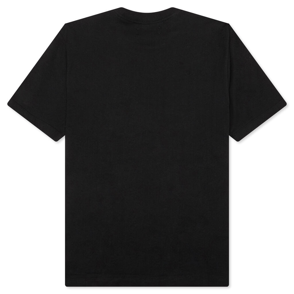 Staggered Logo Tee - Black