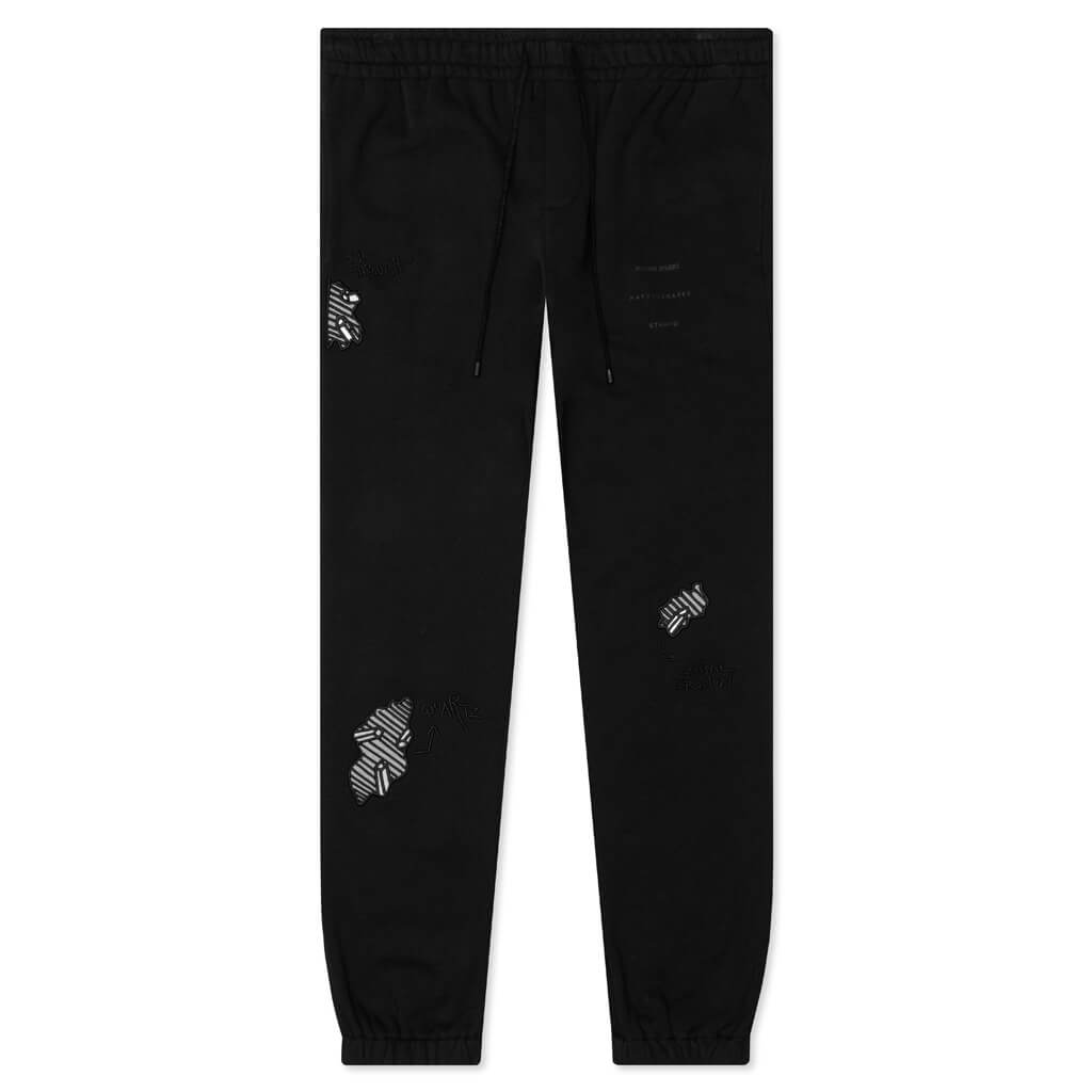 Stampd x Daniel Arsham Eroded Sweatpant - Black, , large image number null