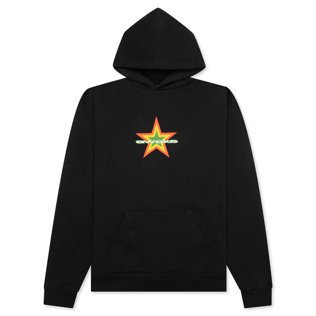 Star Logo Hoodie - Black