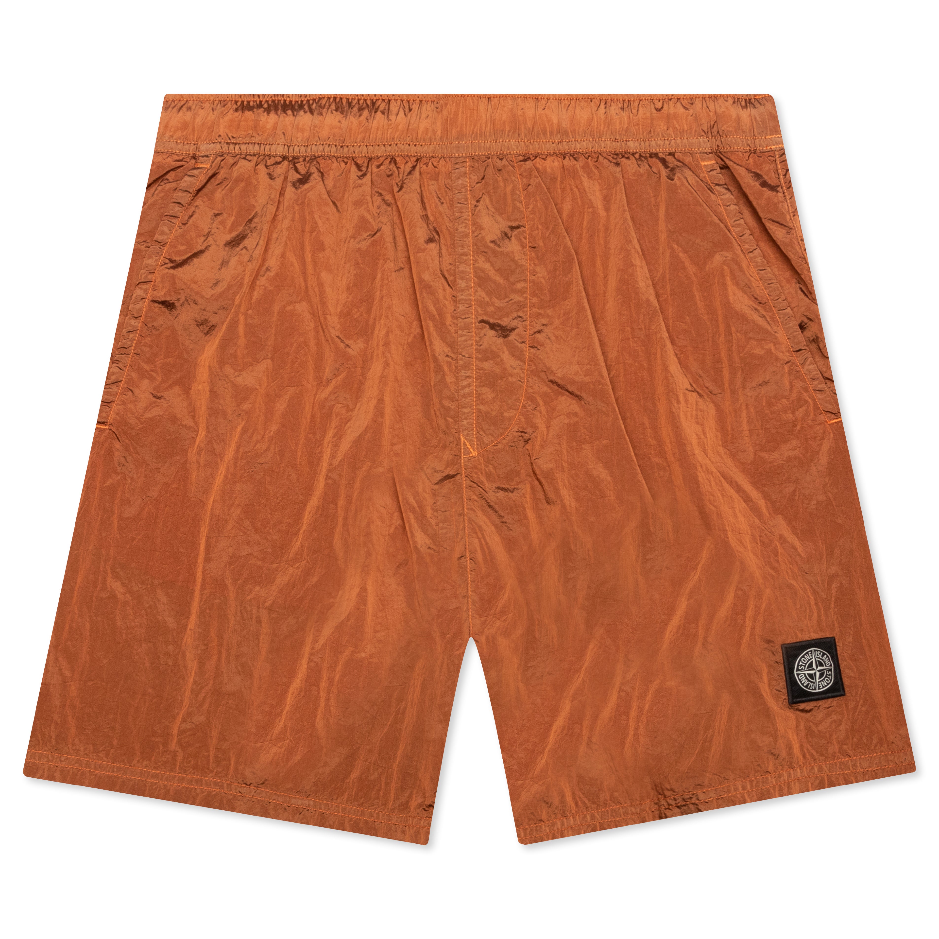 Nylon Metal Shorts - Orange, , large image number null