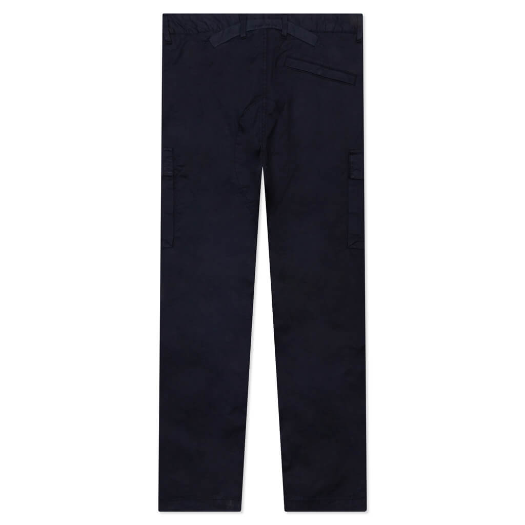 Stretch Gabardine Trousers - Navy Blue