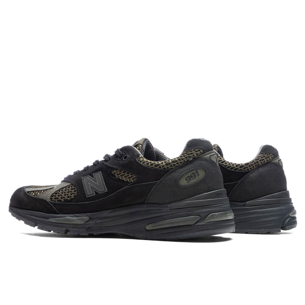 Stone Island x New Balance 991v2 - Black/Olive, , large image number null