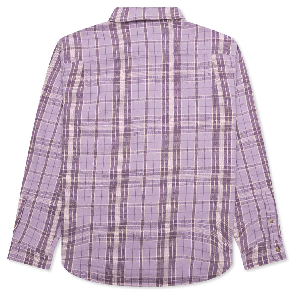 Stones Plaid Shirt - Lavender