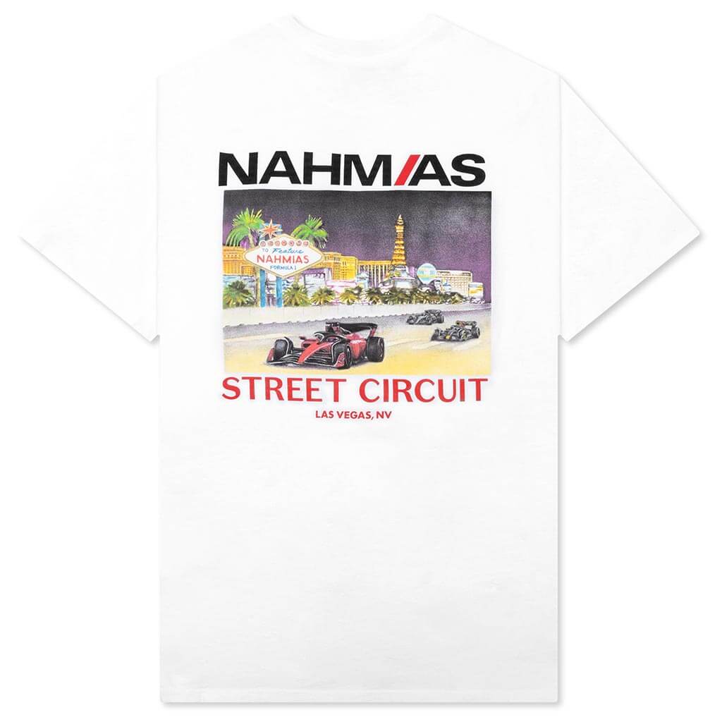Feature x Nahmias Street Circuit Tee - White