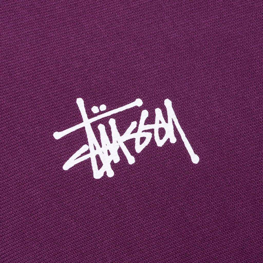 Basic Stussy Pigment Dyed Hood - Purple, , large image number null