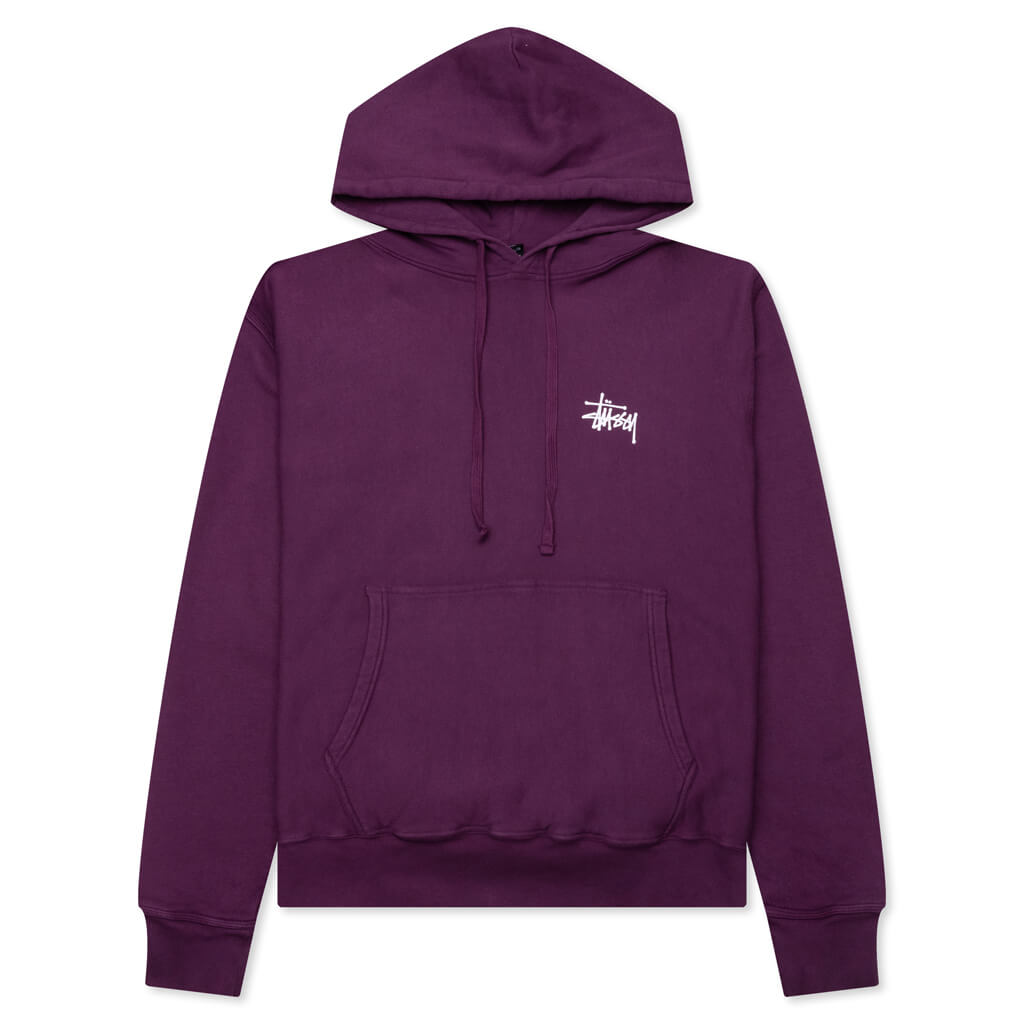 Basic Stussy Pigment Dyed Hood - Purple