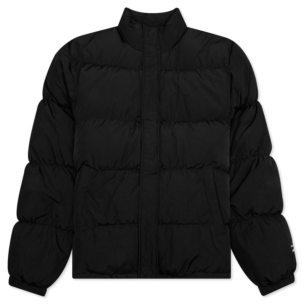 Ripstop Down Puffer Jacket - Black