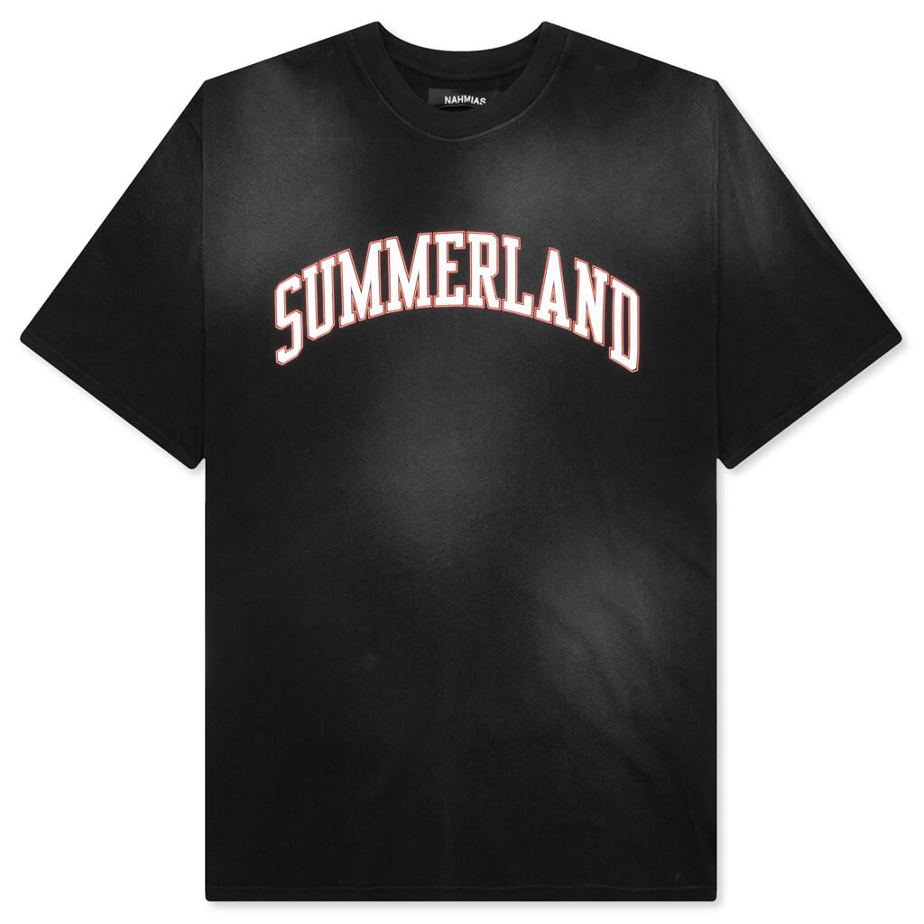 Summerland Collegiate T-Shirt - Faded Black