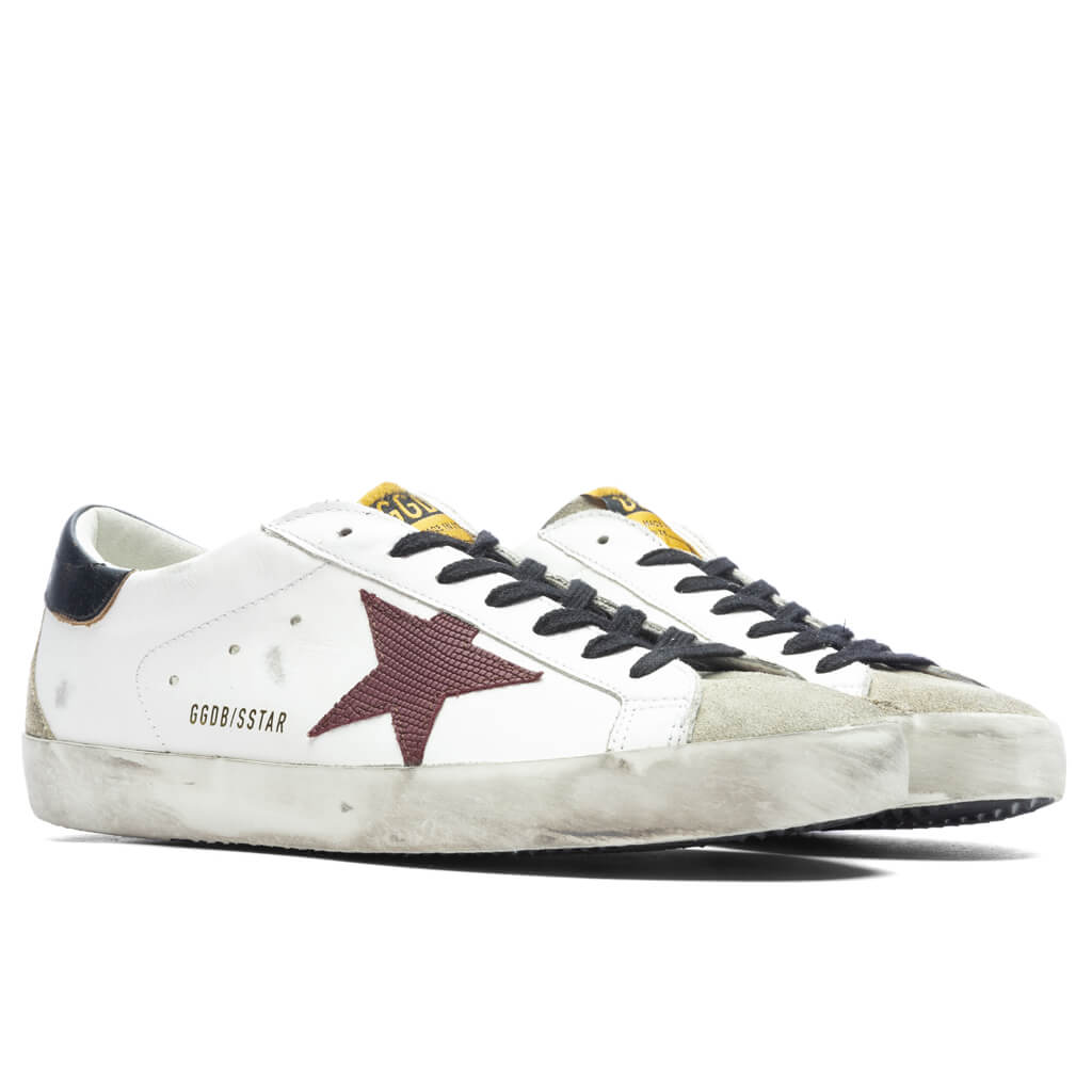 Super-Star Sneakers - White/Taupe/Bordeaux/Black