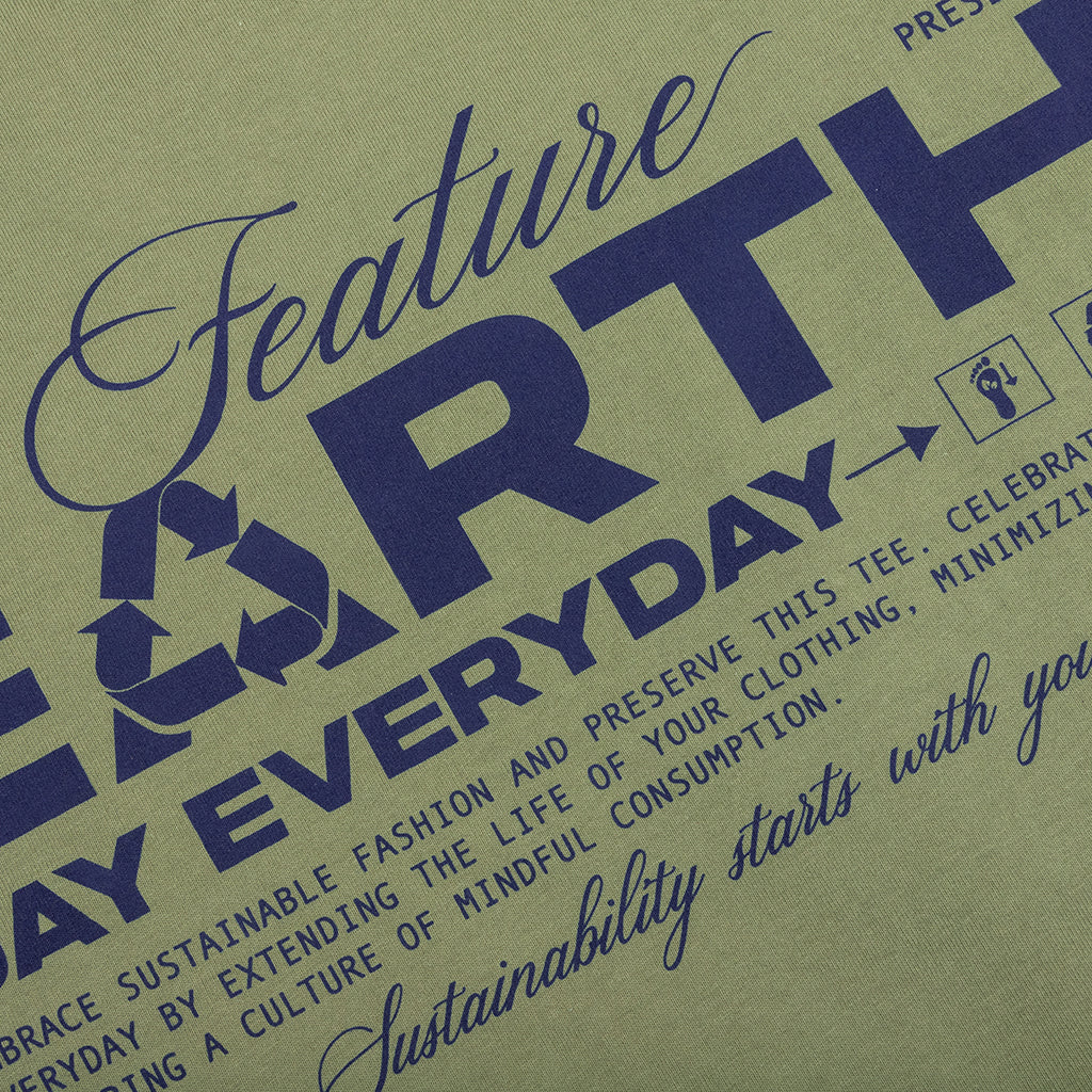 Sustained Earth Tee - Oil Green, , large image number null