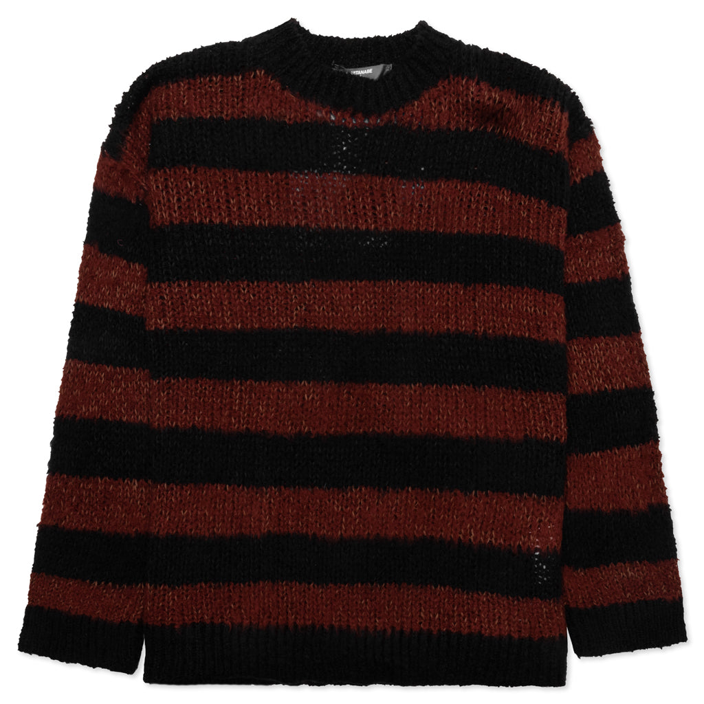 Striped Sweater - Black/Brown, , large image number null