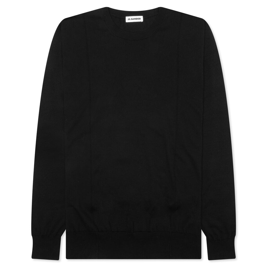 Cotton Sweater - Black, , large image number null