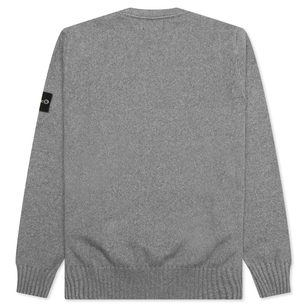 Knitted Sweater - Melange Grey