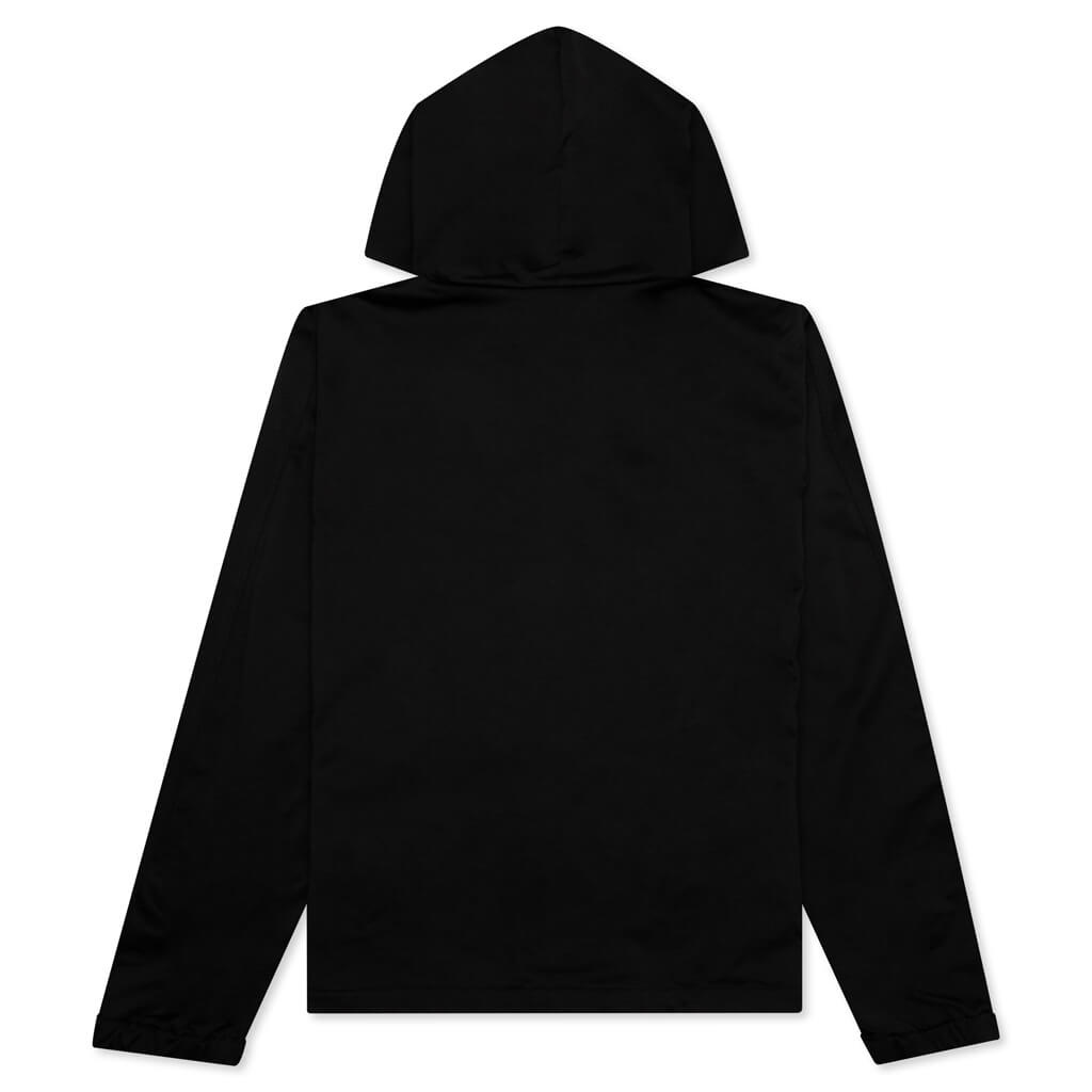 Sweatshirt W/ Hoodie - Black