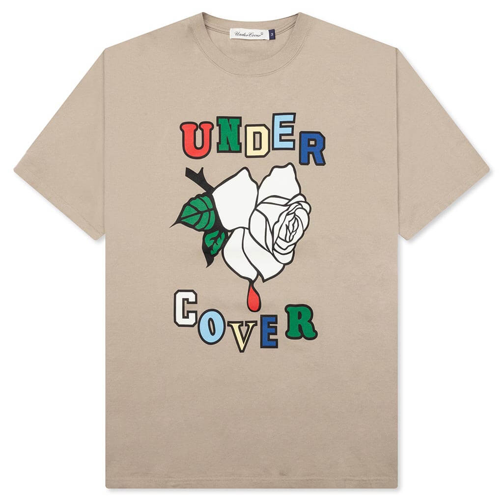 Flower T-Shirt - Beige