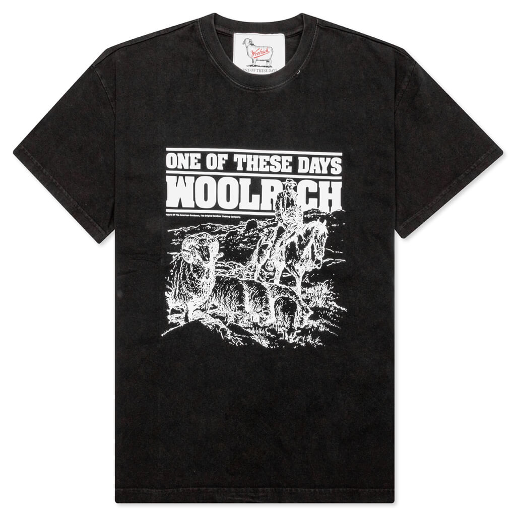 One Of These Days x Woolrich T-Shirt - Black