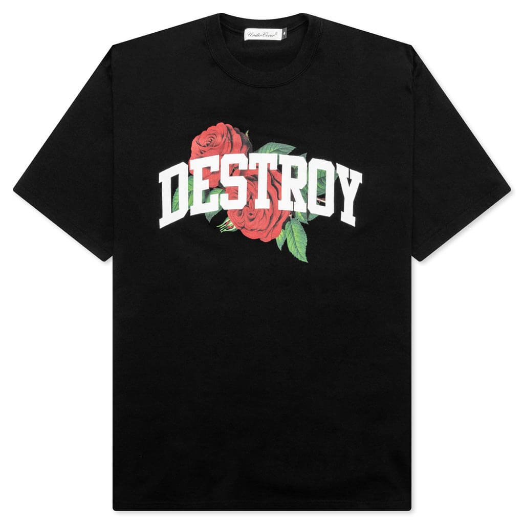Destroy Rose T-Shirt - Black
