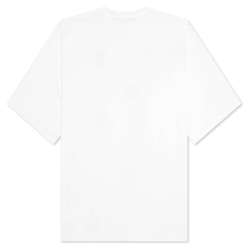 Organic Cotton T-Shirt With Marni Dripping Print - Lily White