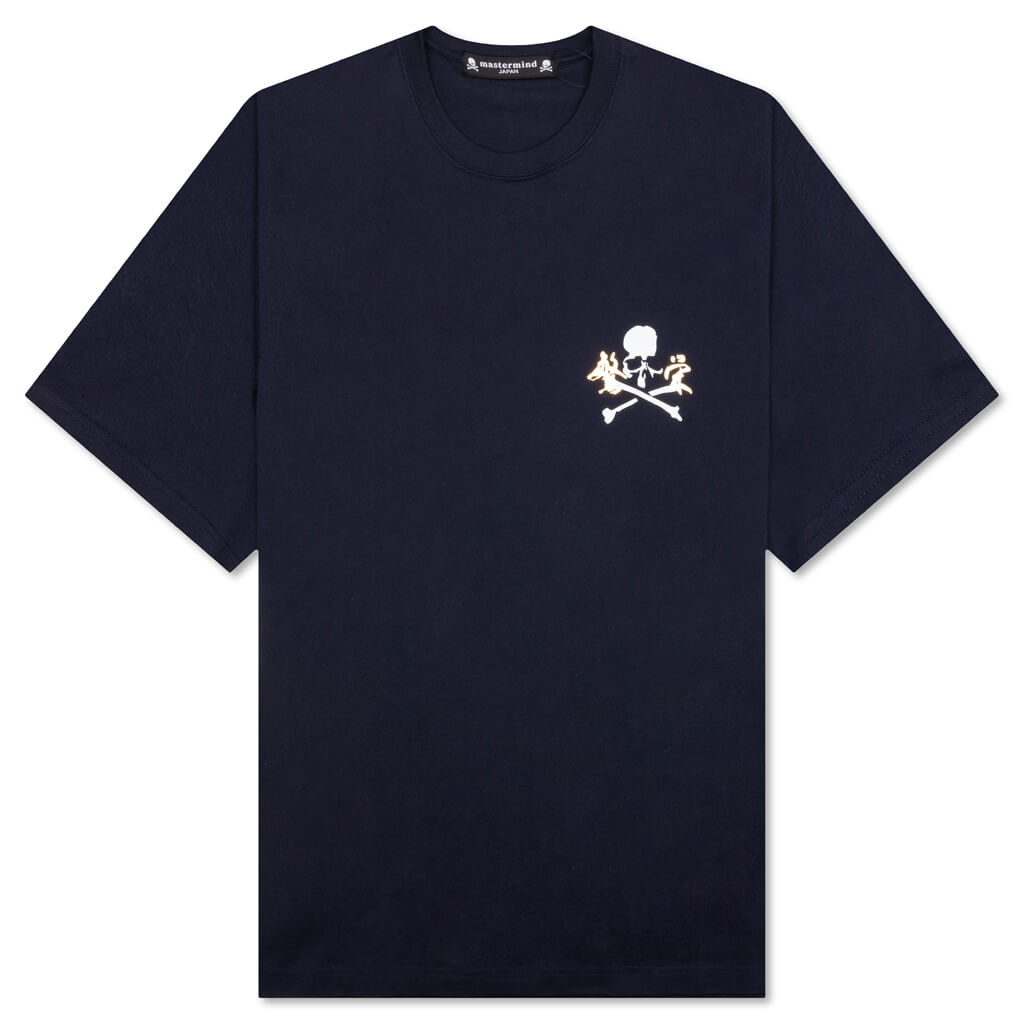 Navy Printed T-Shirt - Navy
