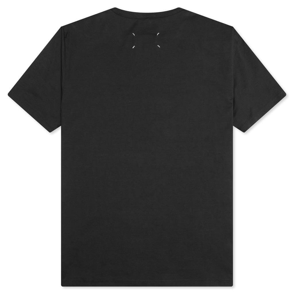 Upside Down Logo T-Shirt - Washed Black/Tonal Embroidery