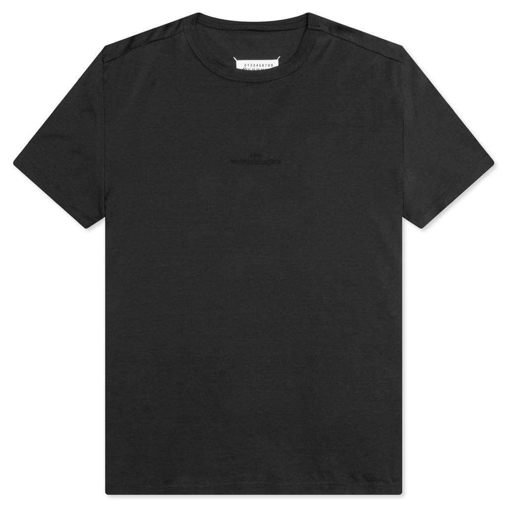 Upside Down Logo T-Shirt - Washed Black/Tonal Embroidery