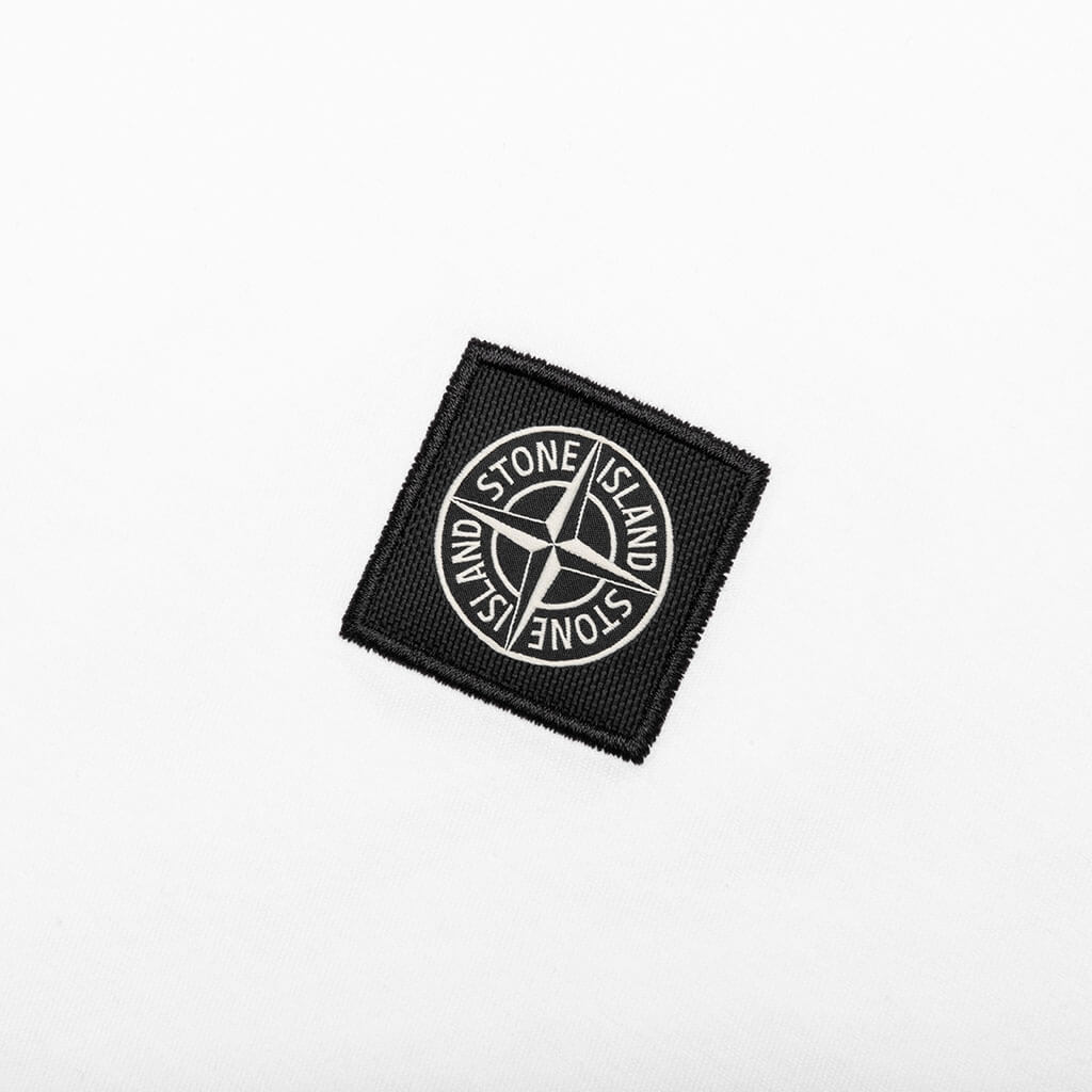 Compass Patch Logo S/S T-Shirt - White, , large image number null