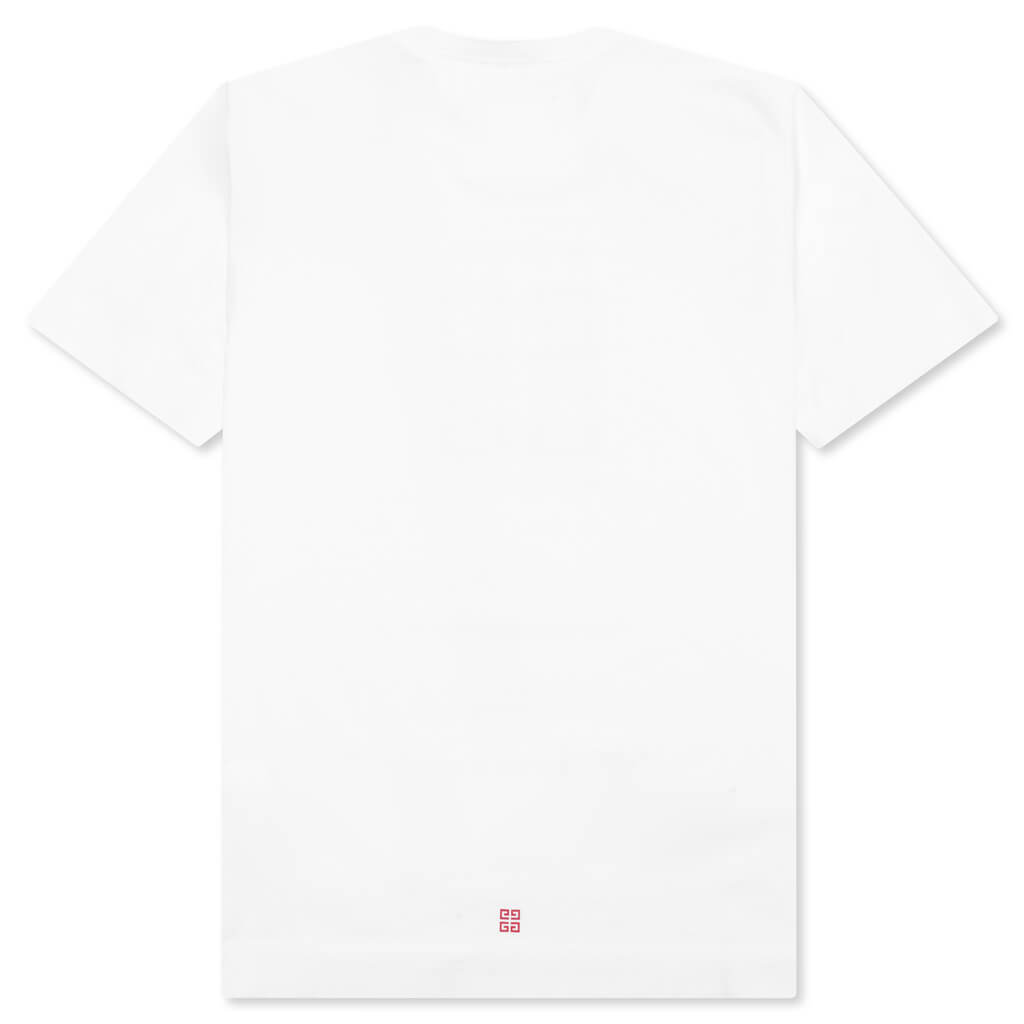 4G Stars T-Shirt - White/Red