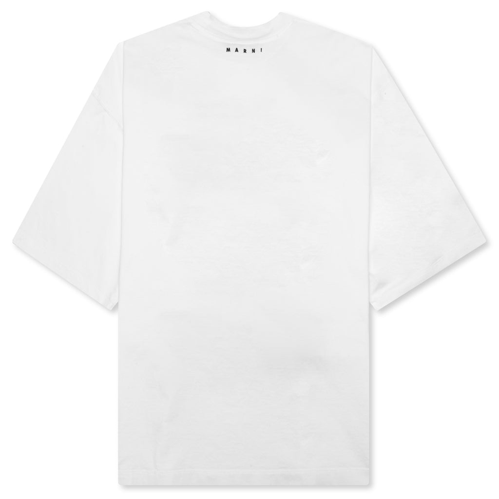 Slogan Print Organic Cotton T-Shirt - Lily White