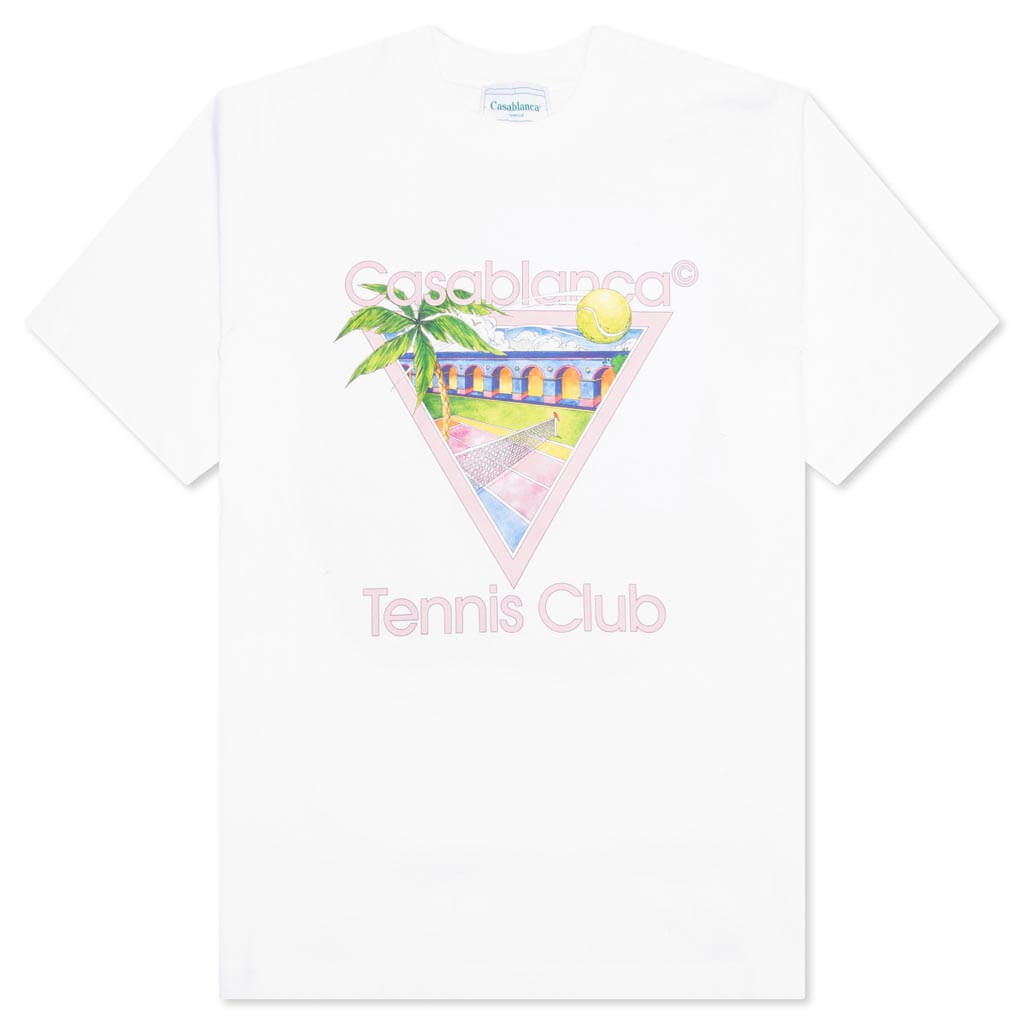 Tennis Club Icon Tee - White, , large image number null