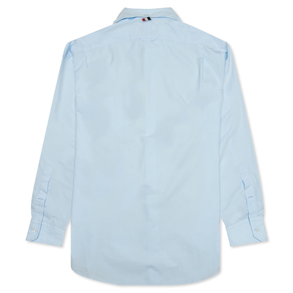 Classic L/S Button Down Shirt W/ GG Placket - Light Blue