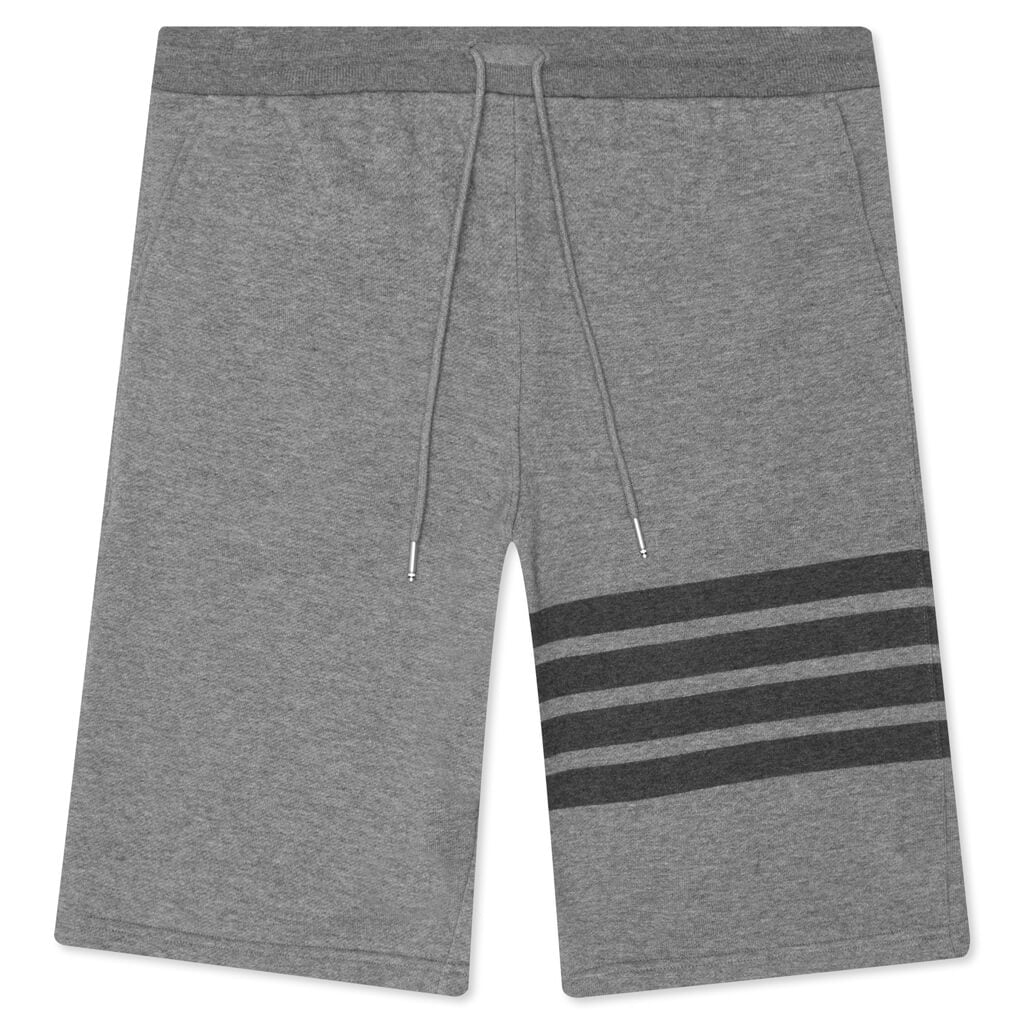 Classic Tonal 4 Bar Sweat Shorts - Medium Grey
