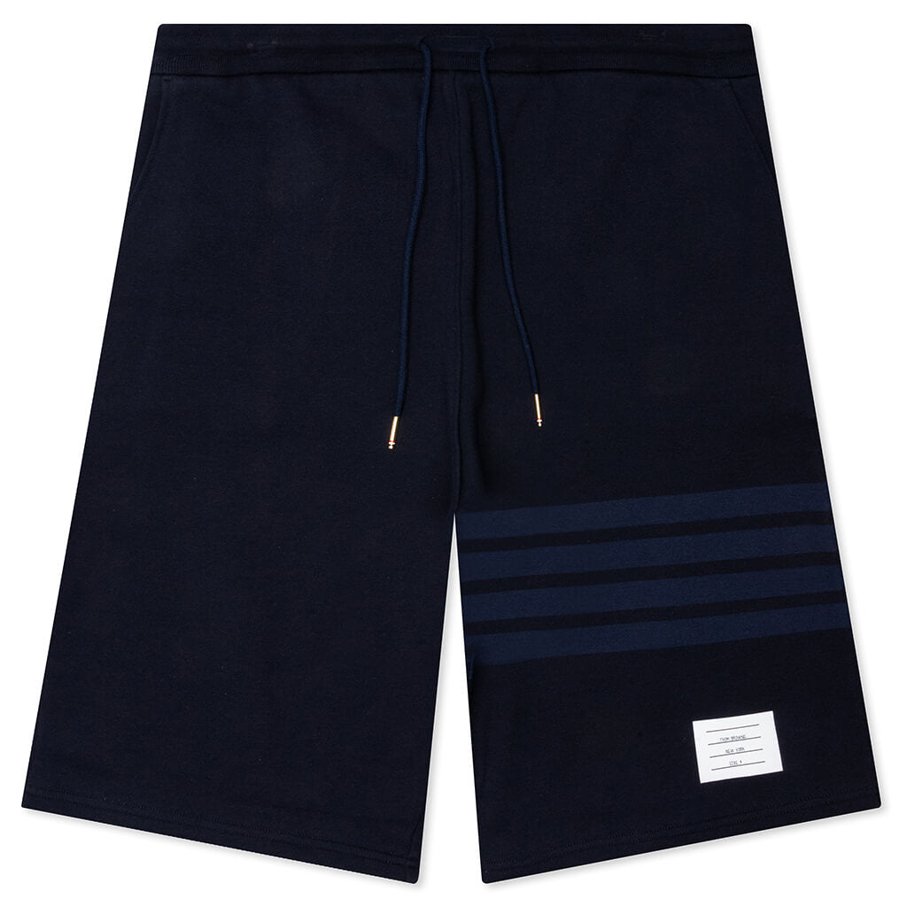 Classic Tonal 4 Bar Sweat Shorts - Navy