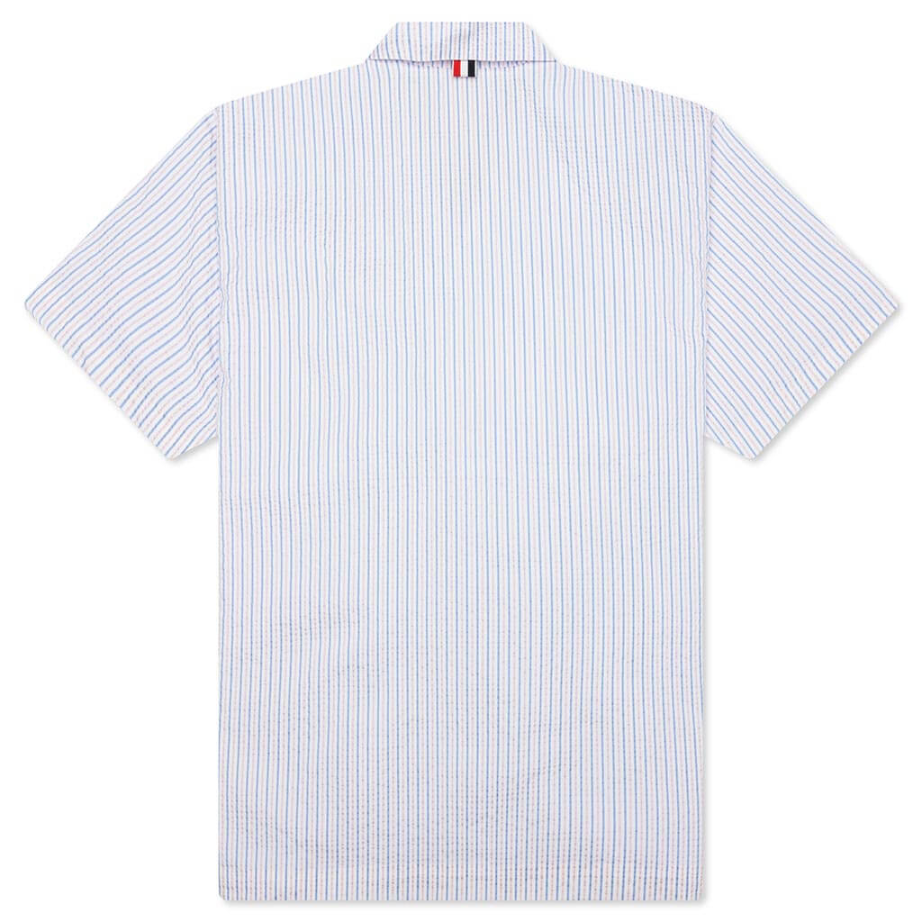 Seersucker Swim Shirt - Light Blue