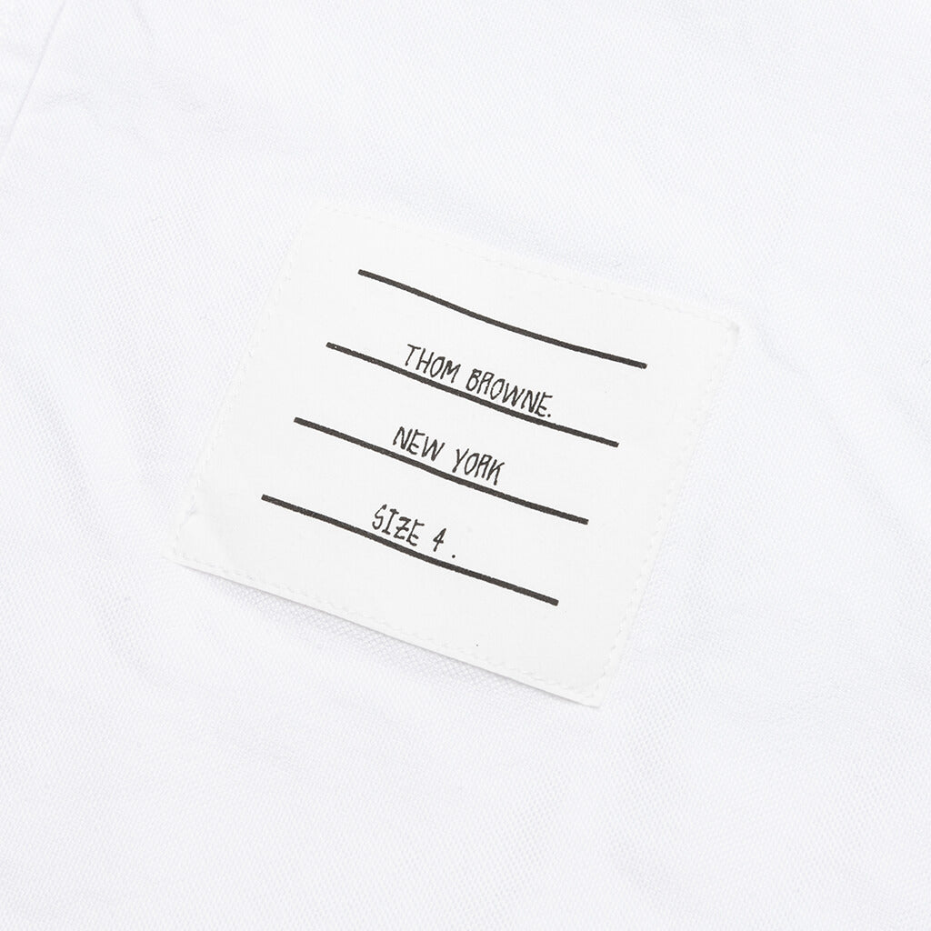 Solid Oxford Straight Fit Button Down L/S Shirt - White, , large image number null