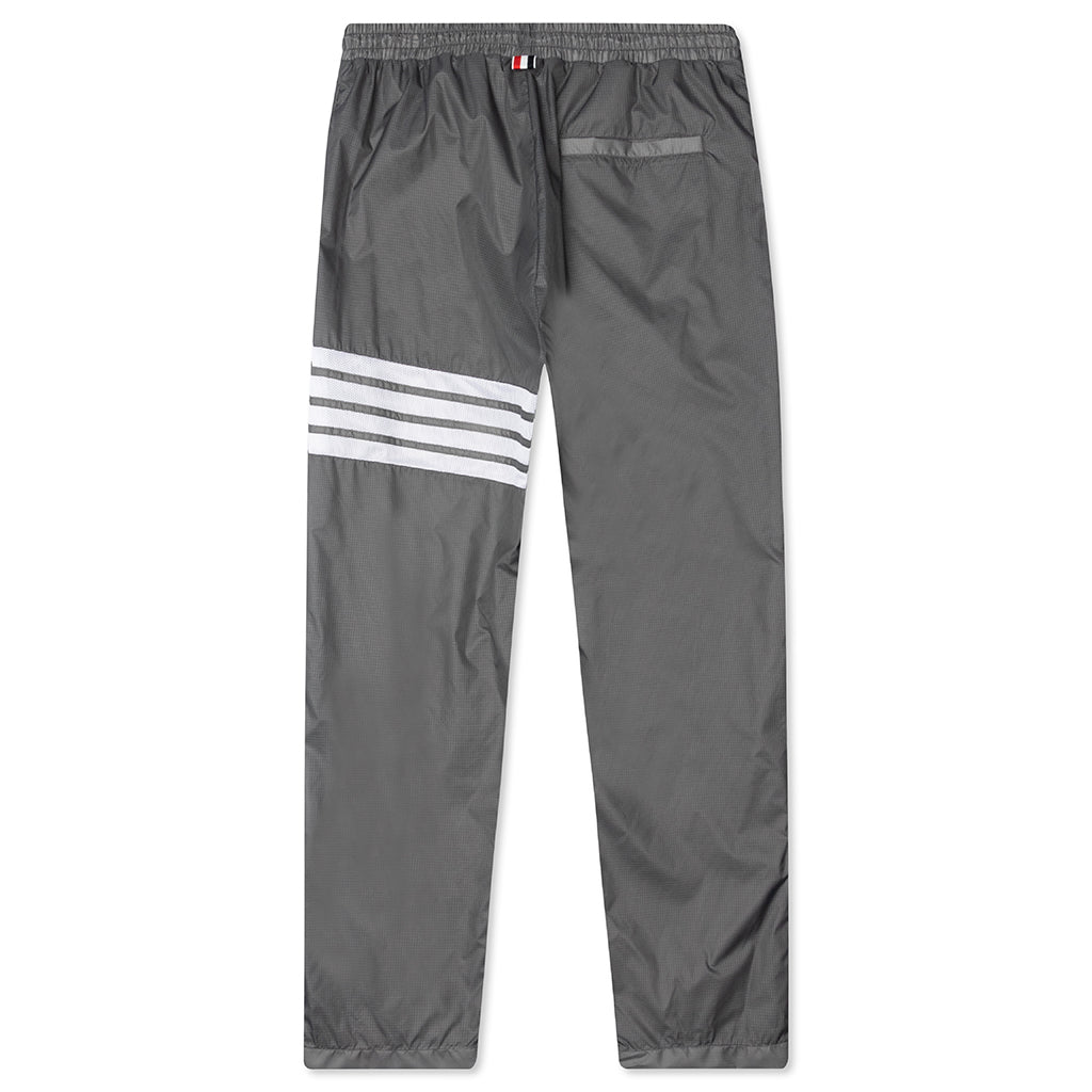 Straight Leg Track Pants - Silver